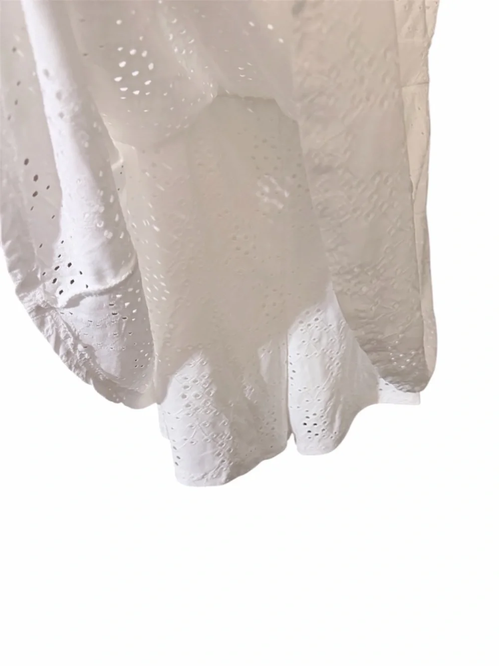 Rue21‎ White Eyelet Lace Surplice Romper
